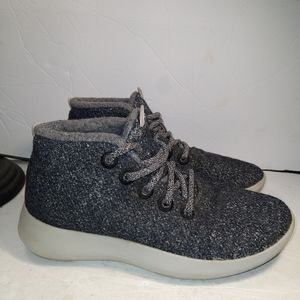 Allbirds WRU Wool Runner Up Mizzle High Top Running Shoes Women's sz 7.